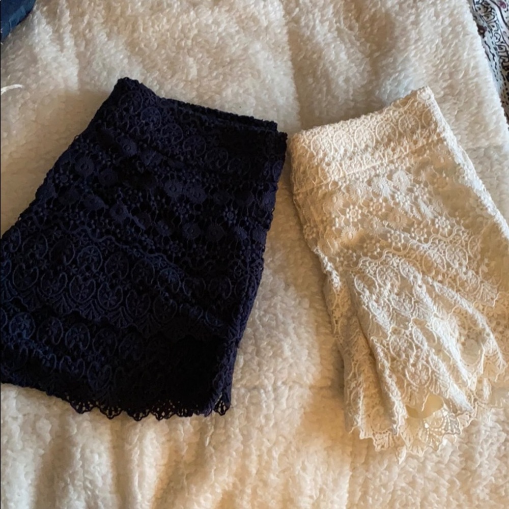 LOFT Lace Shorts Bundle